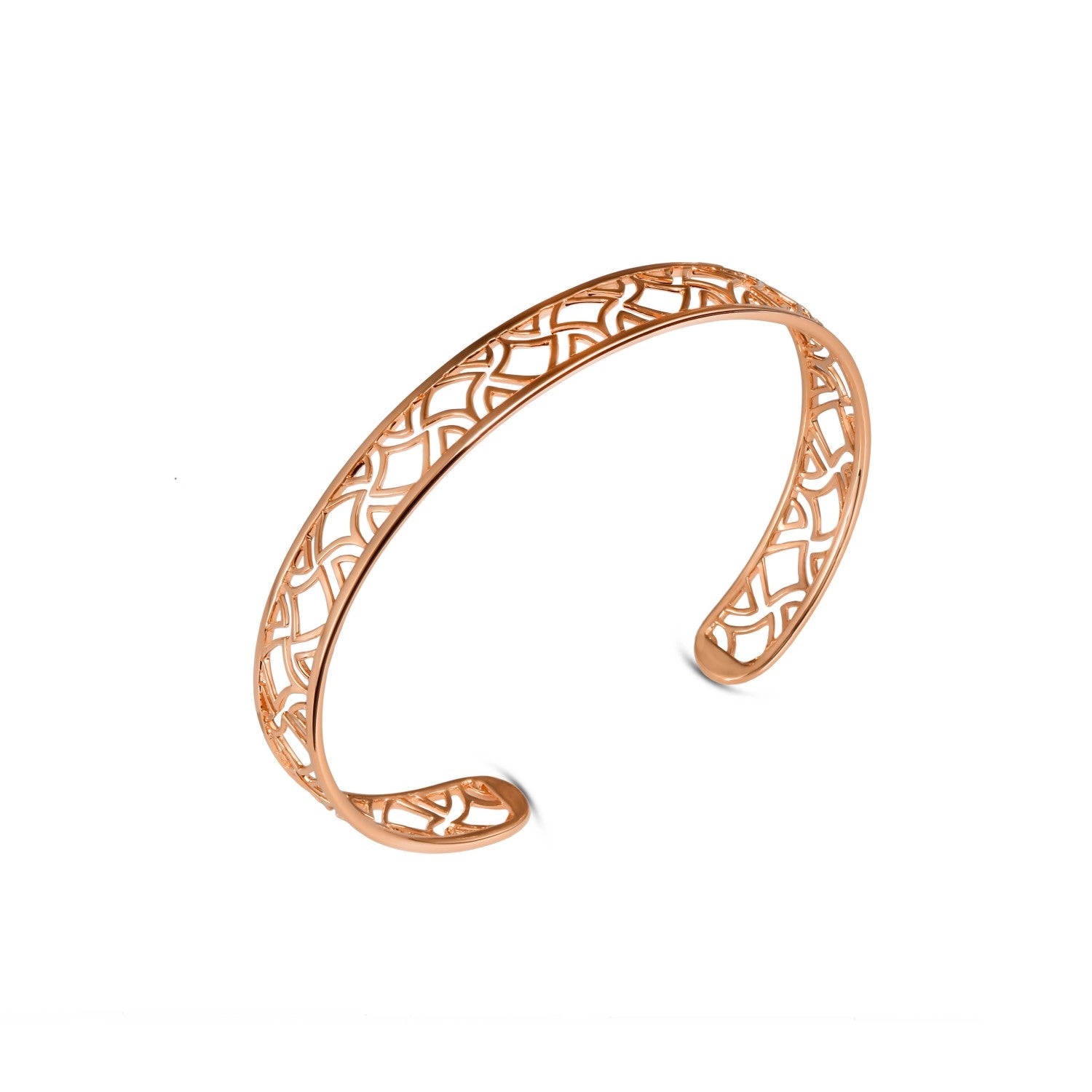 Sarai Signature Rose Gold Bangle