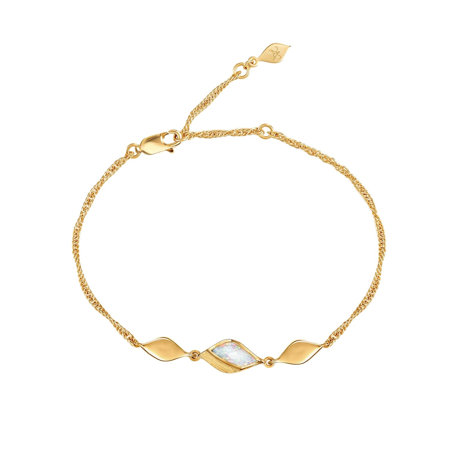 Clarity Gold Opal Bracelet