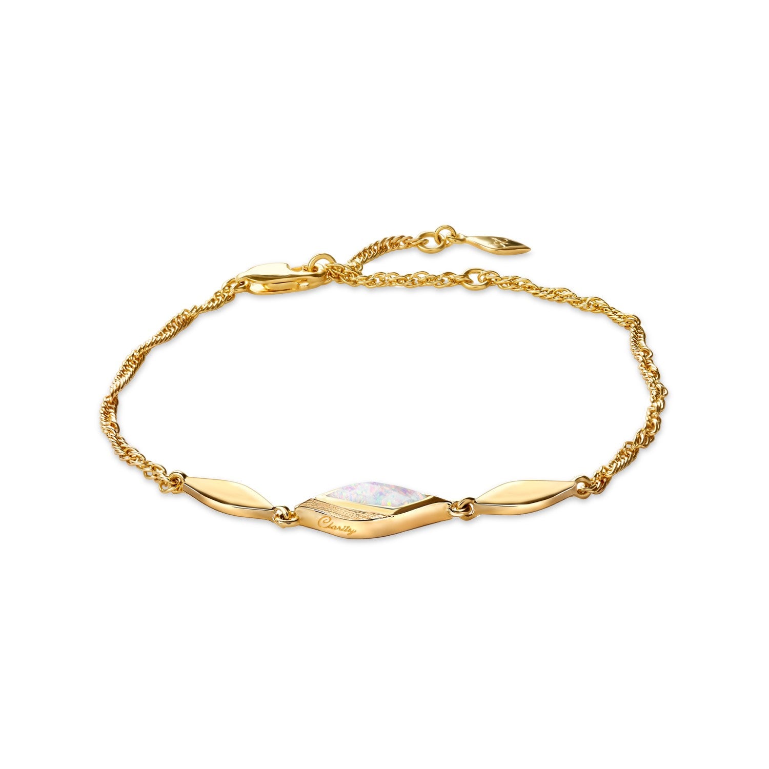 Clarity Gold Opal Bracelet