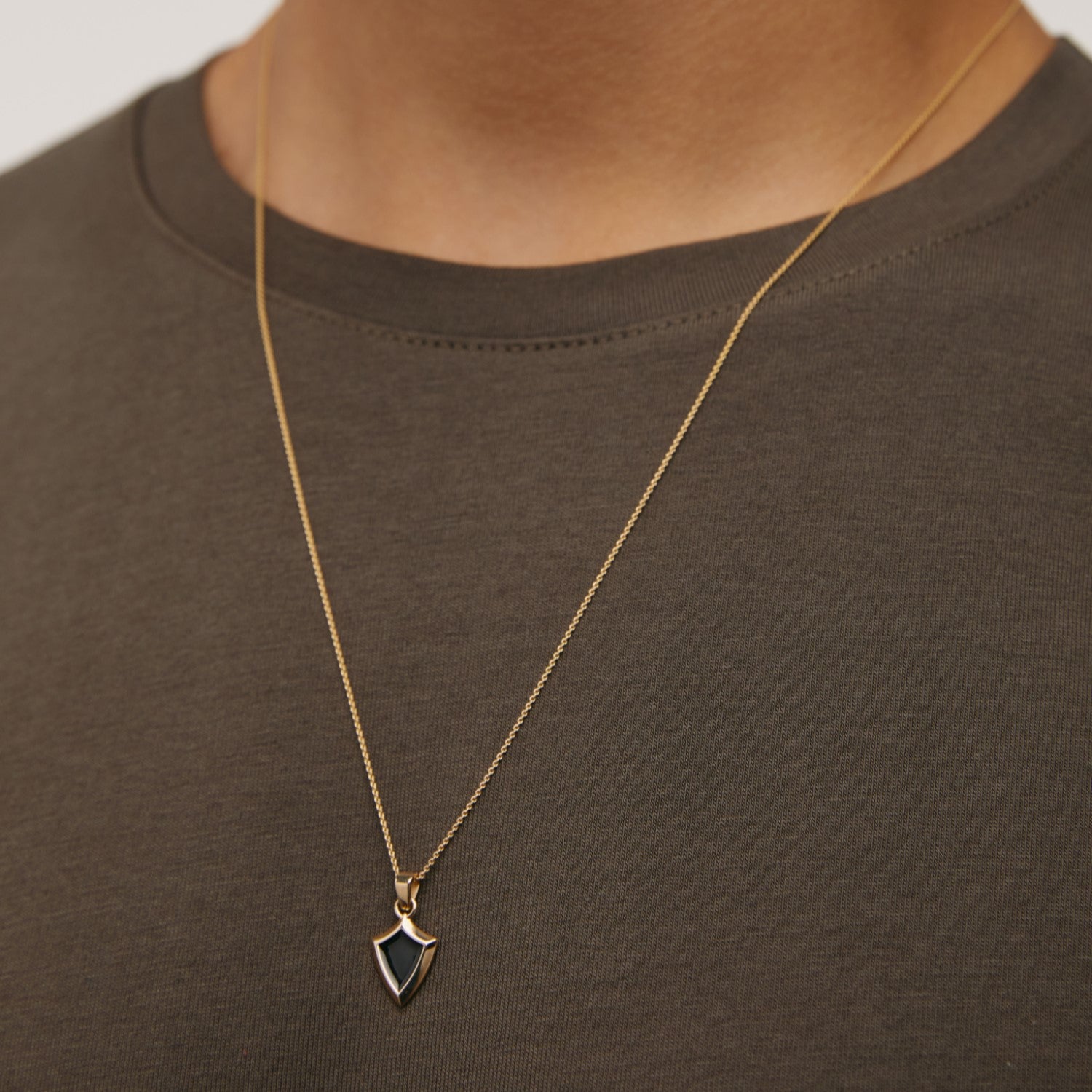 Yellow Gold Brave Necklace