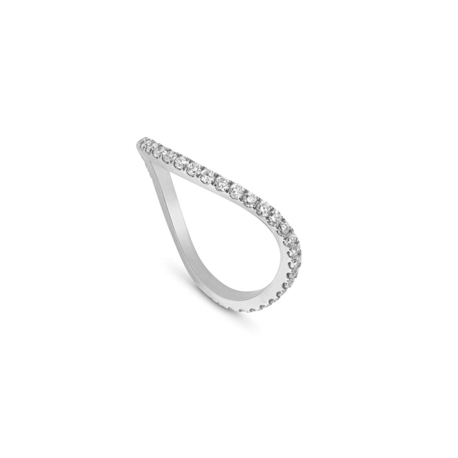 White Gold Everlasting Ring