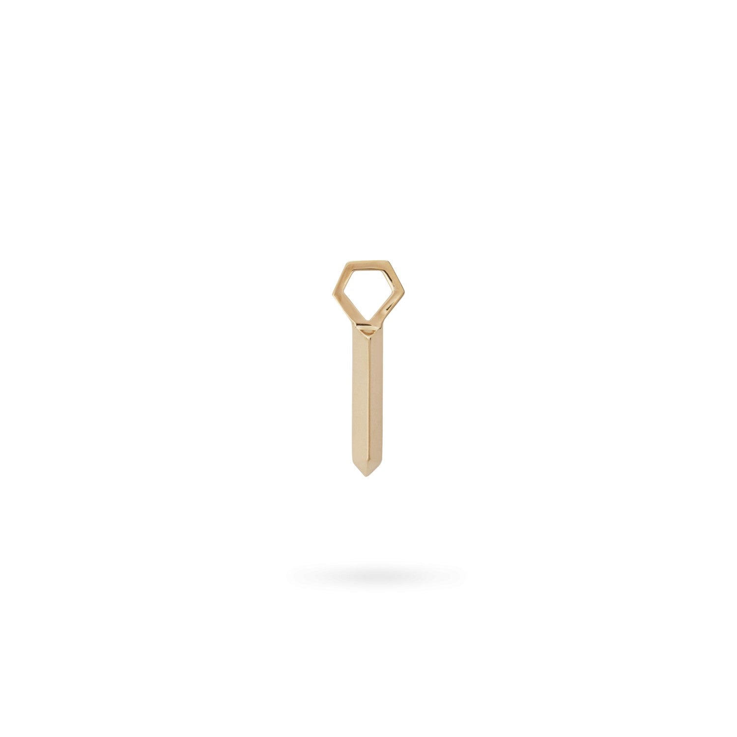 Yellow Gold Key Charm