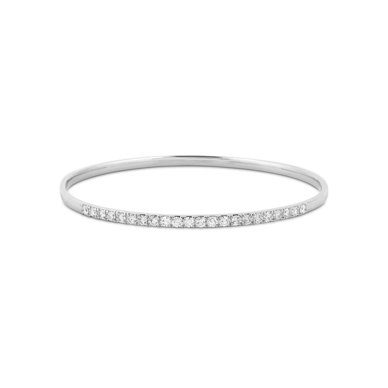 White Gold Leonis Bangle