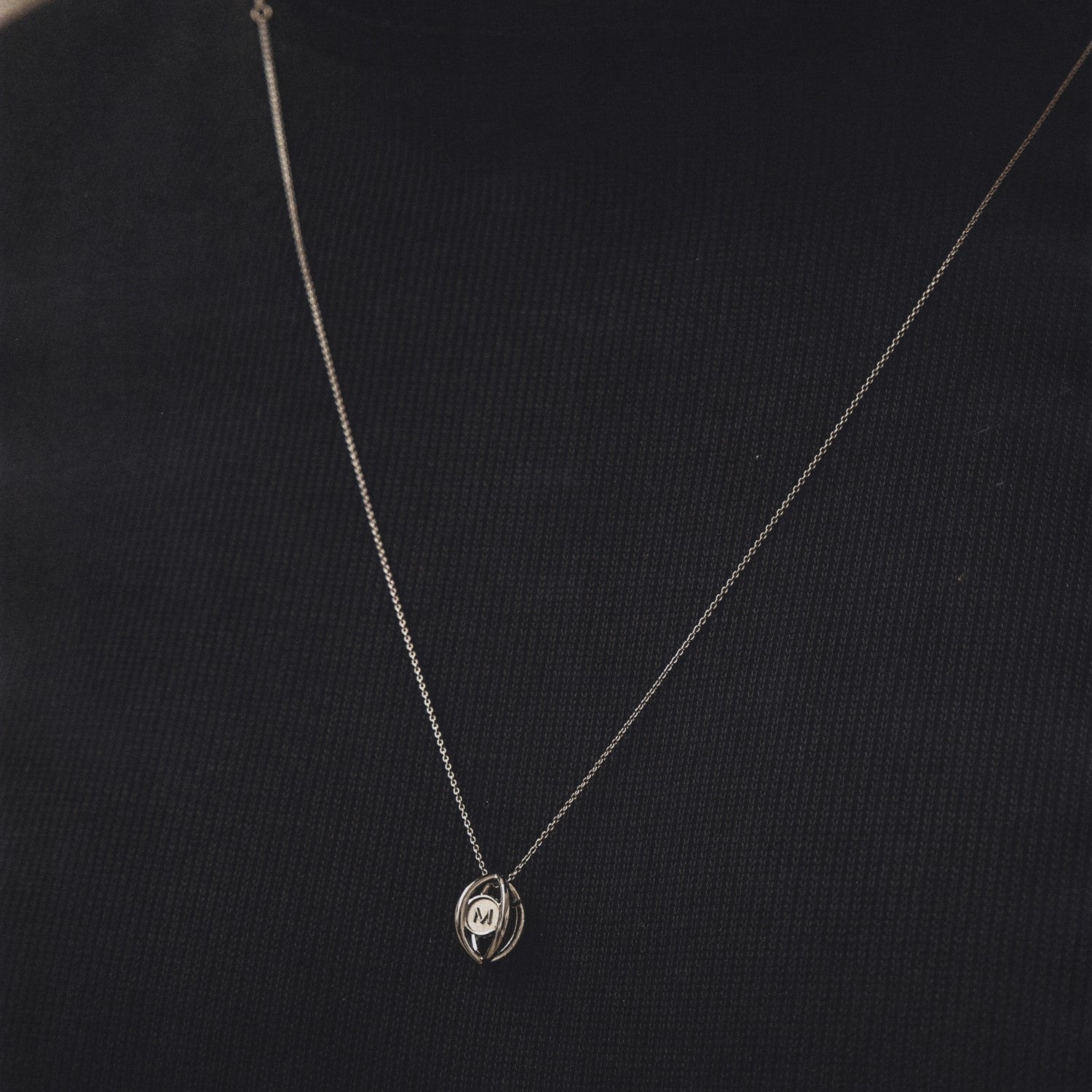 White Gold Mati Necklace