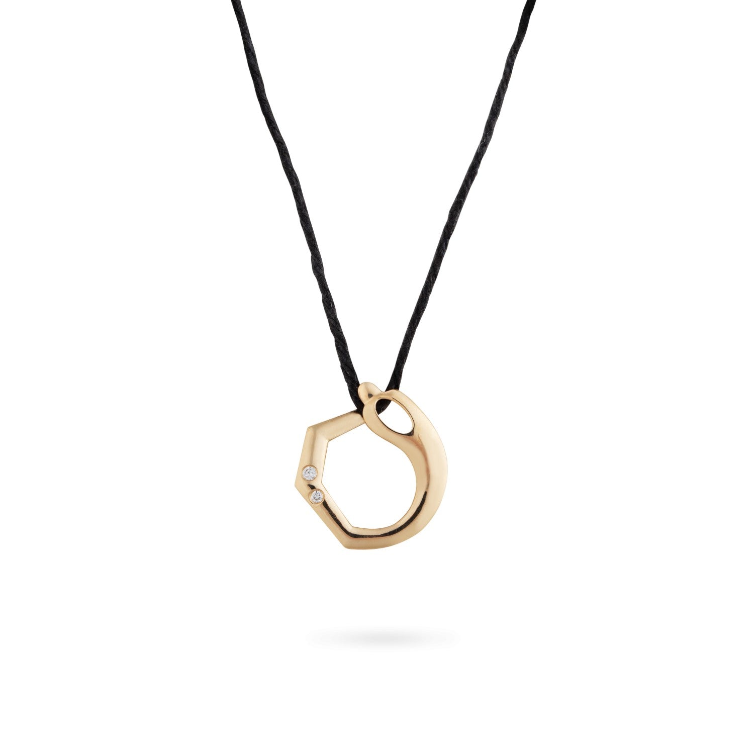 Yellow Gold Shadow Necklace