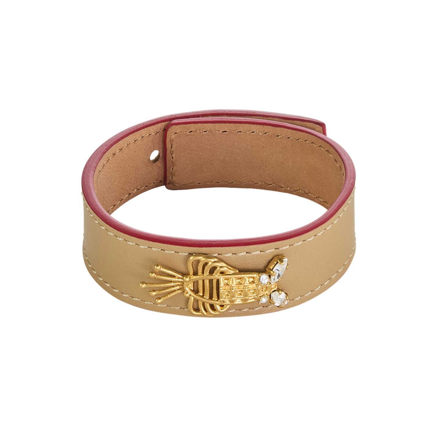 Lobster Bracelet - Beige Sonia Petroff Made in Italy La Maison Couture