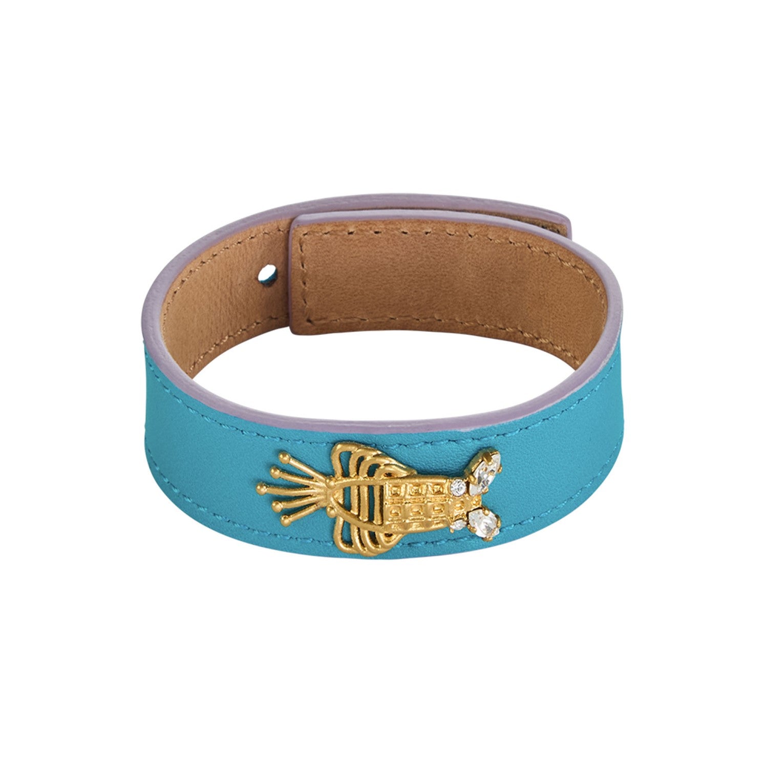 Lobster Bracelet - Turquoise Sonia Petroff Made in Italy La Maison Couture