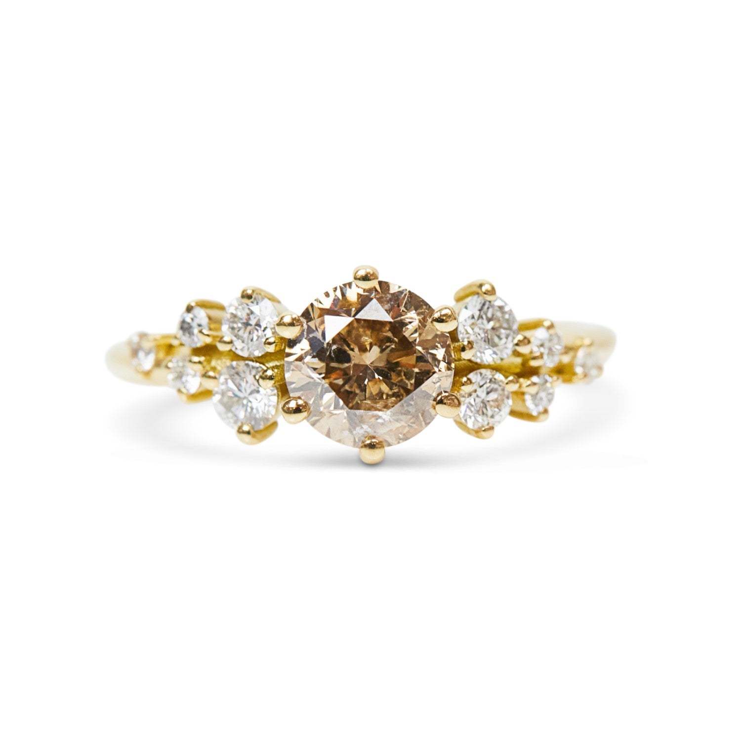 Cognac Diamond Ring