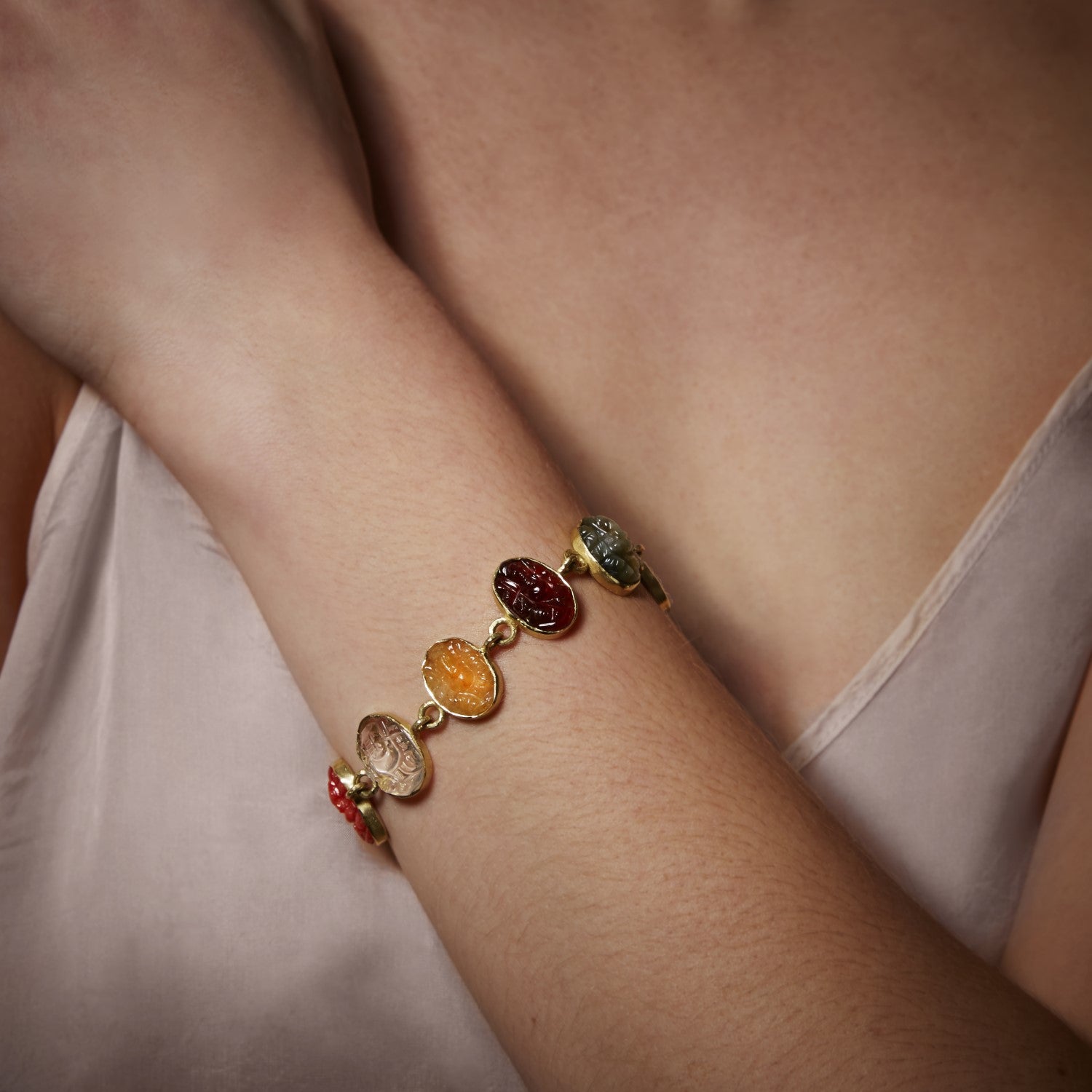 Navratna Ganesh Bracelet