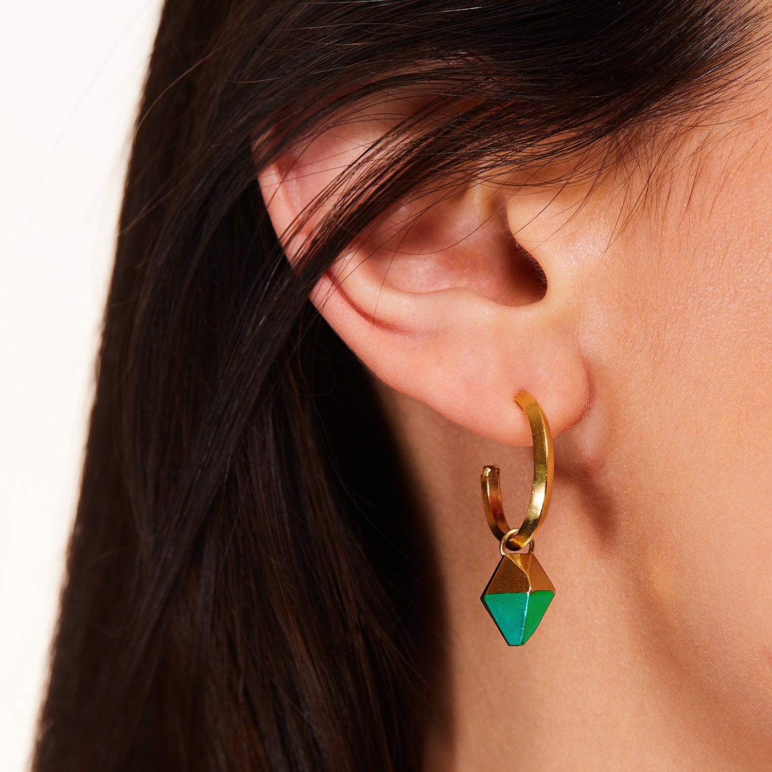 HotRocks Alchemy Hoop Earrings - Sea-Green