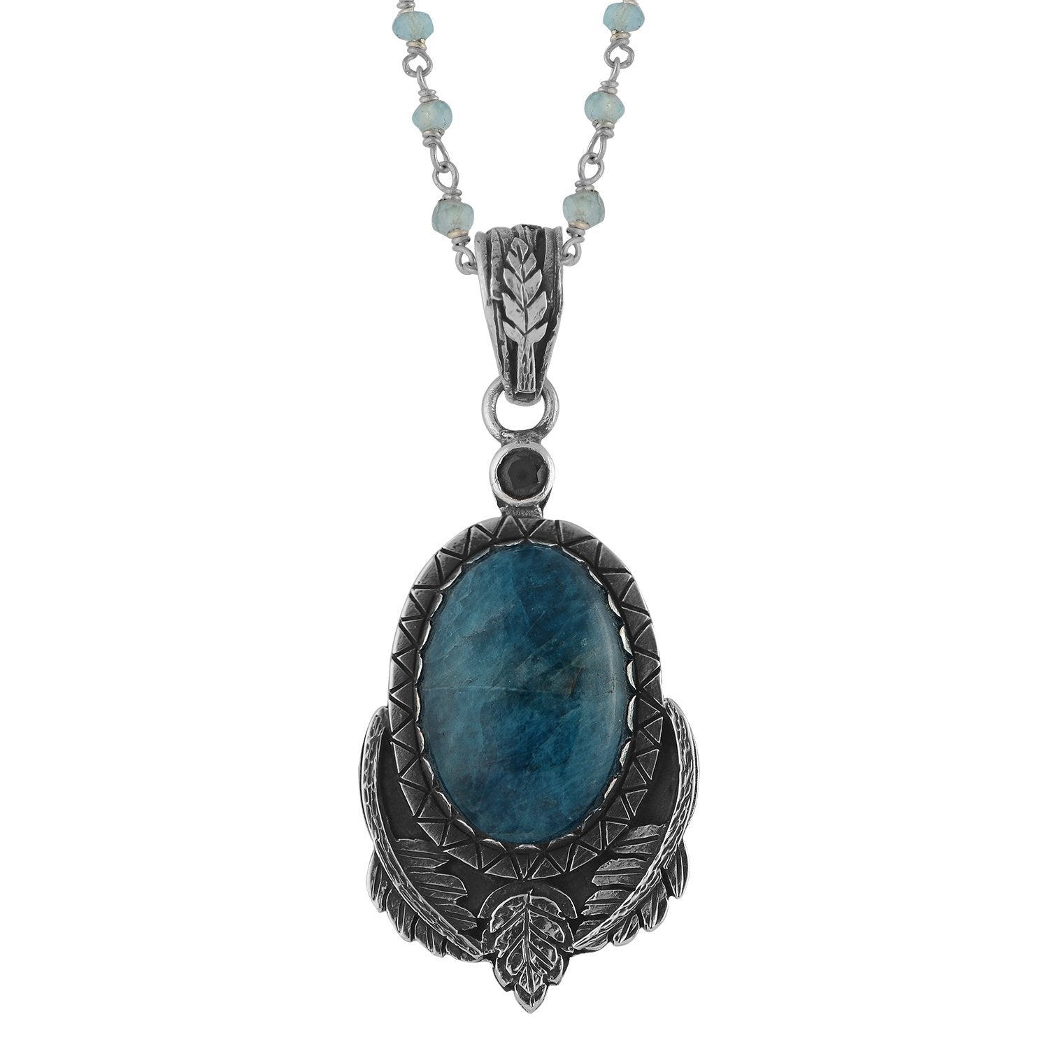 Avalina Apatite Sapphire Pendant