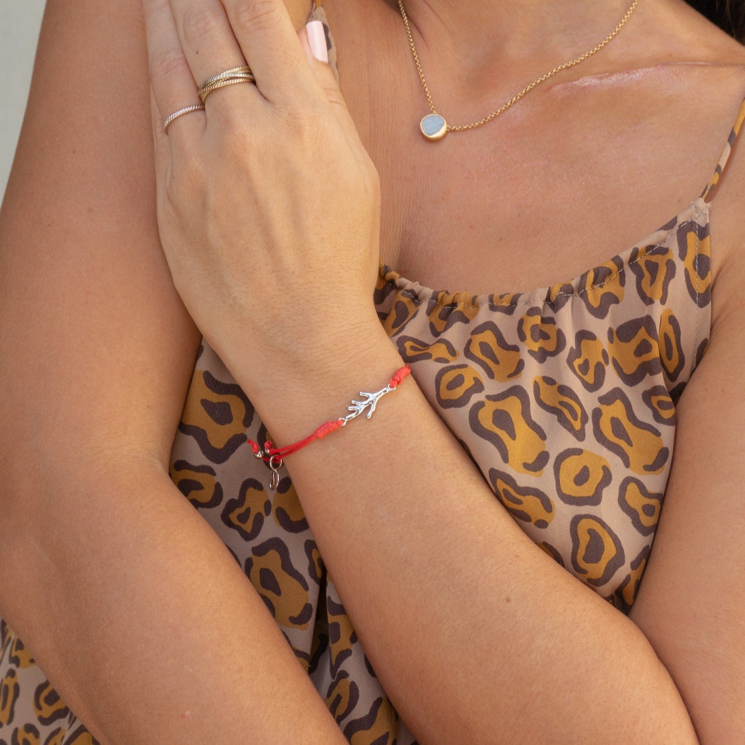 Gaia Bracelet - Coral