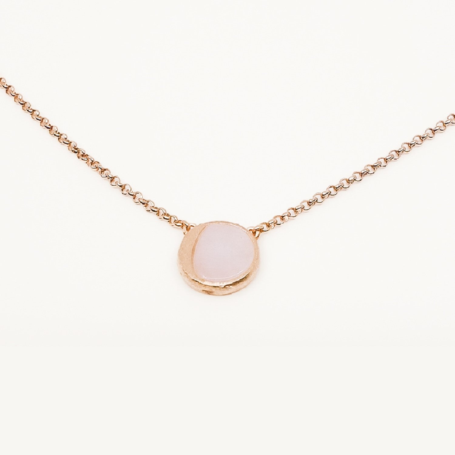 LUNA Rose Gold Flip Pendant Bracelet