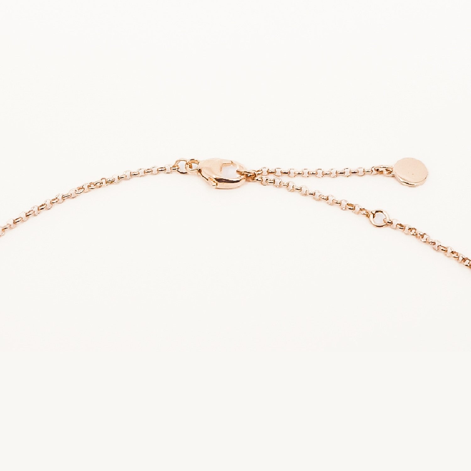 LUNA Rose Gold Flip Pendant Necklace