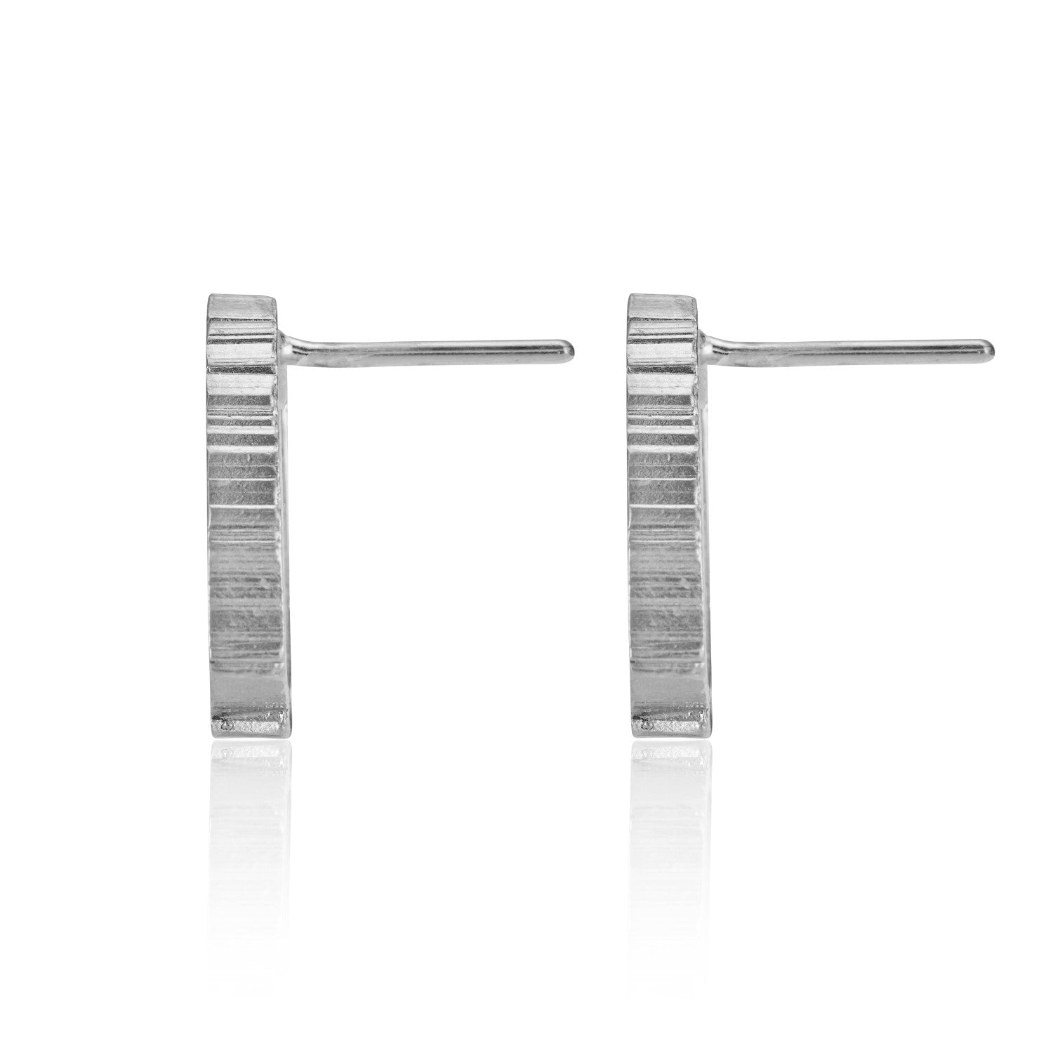 RockStars Stud Earrings in White Gold