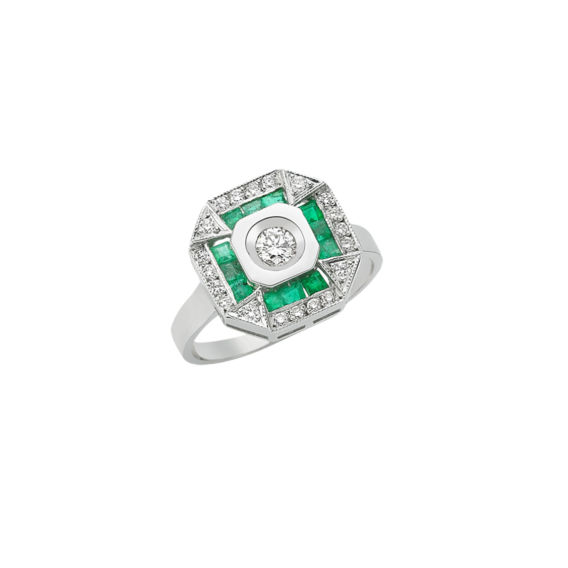 Emerald Lulu Ring