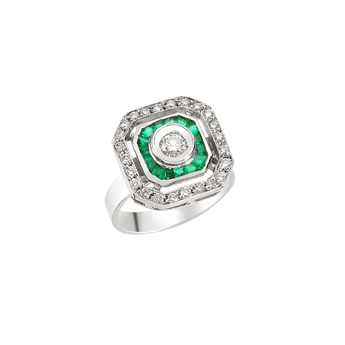 Emerald Riva Ring