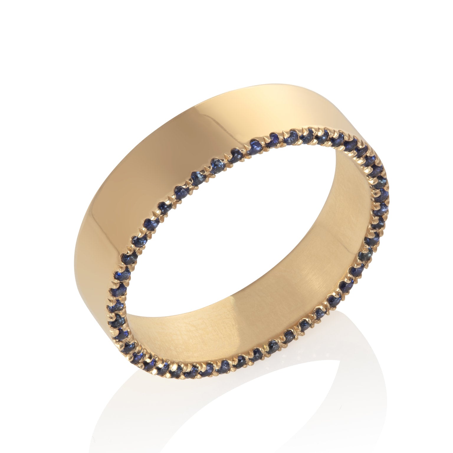 Sapphire Orbit Ring