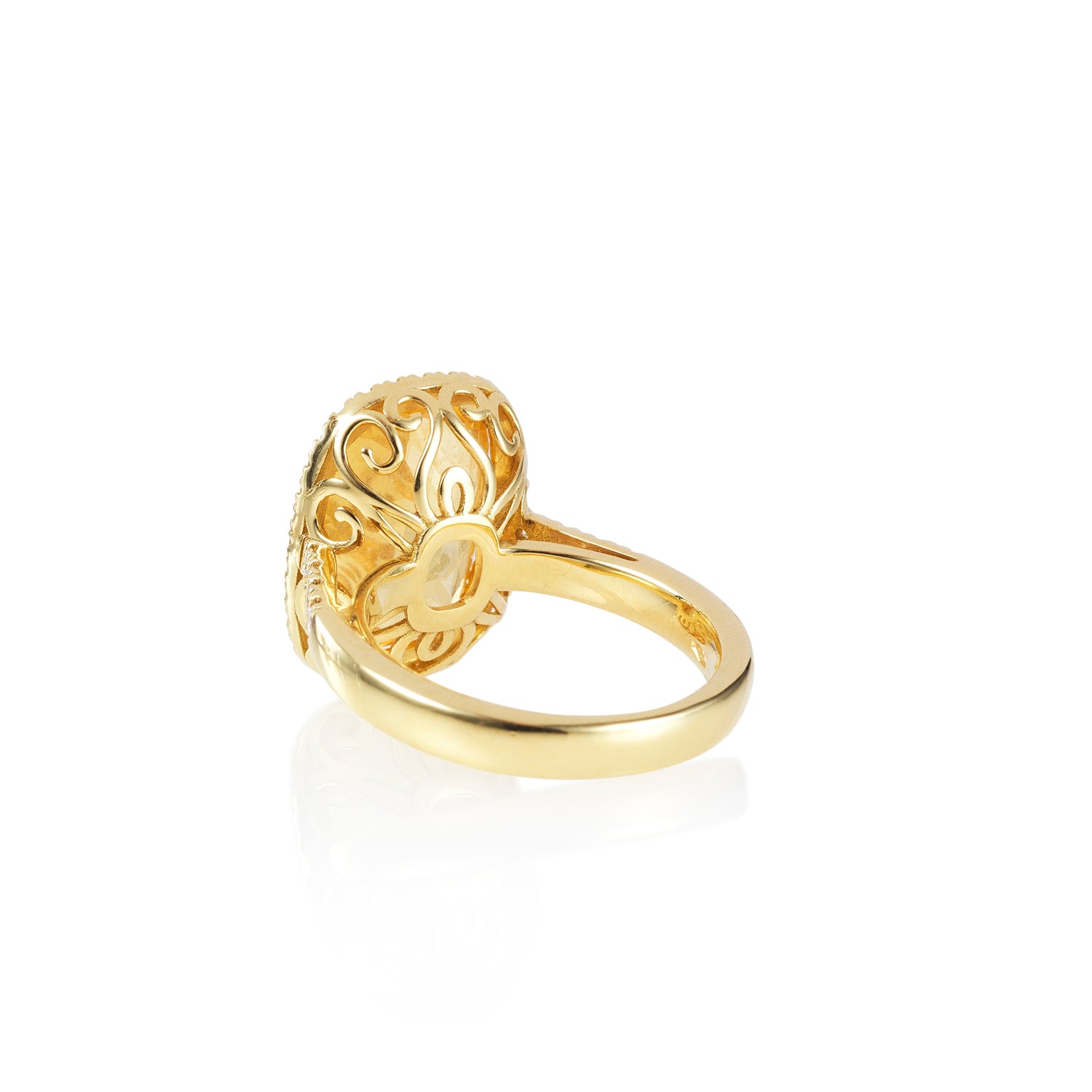 Limoni Yellow Gold and Diamond Ring