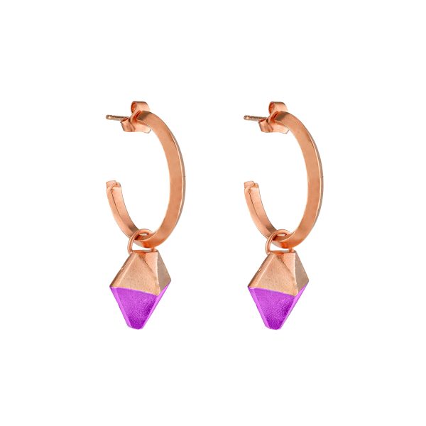 HotRocks Alchemy Hoop Earrings – Rose by The Rock Hound