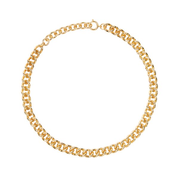 Gia Thick Gold Chain Necklace by Amadeus