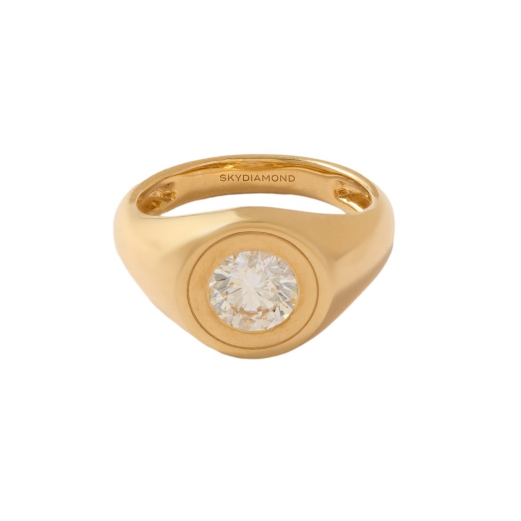 Sky Signet Ring by Skydiamond